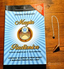 Libro Magia Radionica e pendolo occhio di tigre