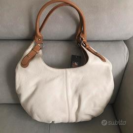 Borsa Delmar pelle vitello made in italy nuova