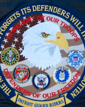 Patch in memoria dei soldati Americani caduti