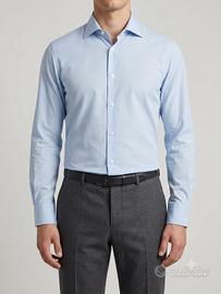 Camicia azzurra Mc Laurent XL Made in Italy cotone
