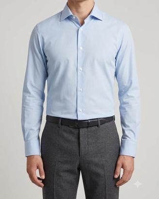 Camicia azzurra Mc Laurent XL Made in Italy cotone