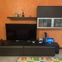 Composizione soggiorno mobile TV pensile con ante