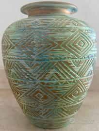 Vaso vintage ceramica artigianale vincent cadeaux
