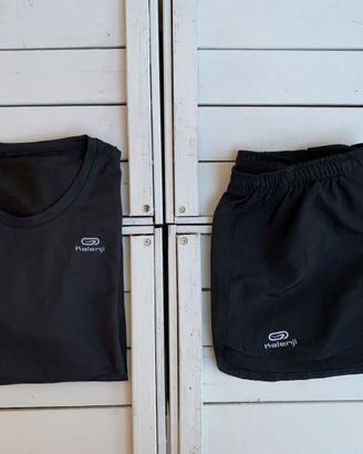 Tshirt Pantaloncini Donna TG. M Running Palestra