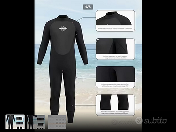 Muta NUOVA da surf/windsurf 2 mm taglia L