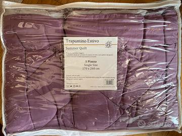 Trapunta 1 piazza double face