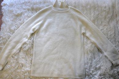 maglione bianco uomo