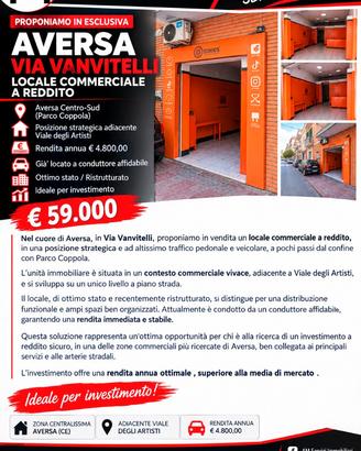 Locale commerciale ristrutturato - già a reddito