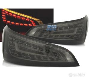 FANALI PER AUDI Q5 08-12 LED SFONDO NERO AFFUMICAT