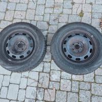 2 ruote invernali da 15 VW Golf 5