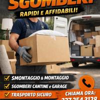Traslochi e sgombro garage e cantine