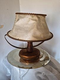 Lampada in Pelle e Rame
