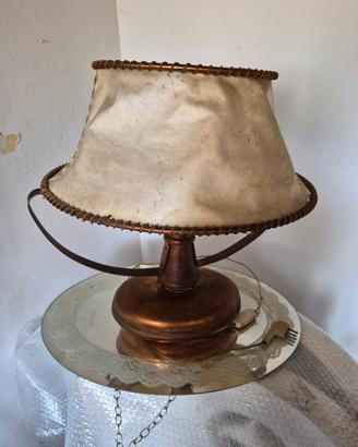 Lampada in Pelle e Rame