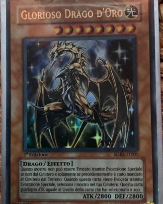 Glorioso Drago D’Oro ultra rara 1a edizione