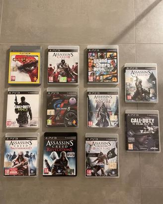 Lotto 11 giochi PS3