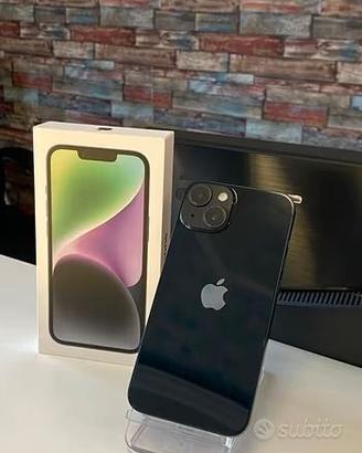IPHONE 14 128GB NERO BATTERIA 100% CON GARANZIA