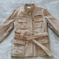 Giacca originale Zara da donna in camoscio marrone