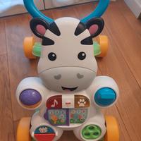 Carrellino primi passi Zebra fisher price