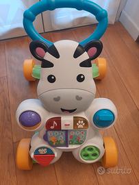 Carrellino primi passi Zebra fisher price