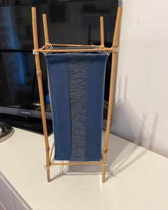 Lampada fatta a mano legno