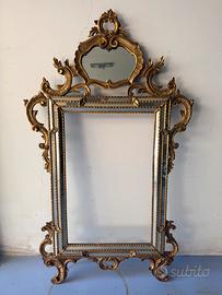 Grande specchio Veneziano dorato