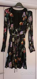 abito Zara floreale a portafoglio taglia L