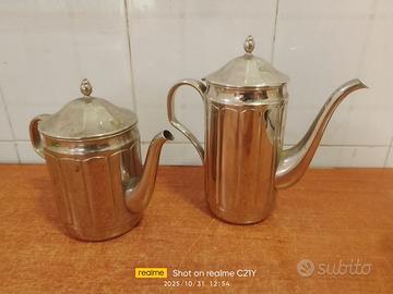 WMF G, Caffettiera e Teiera in metallo -Vintage.