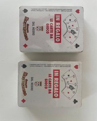 Carte da gioco Ramino Poker 2 mazzi x 54 carte