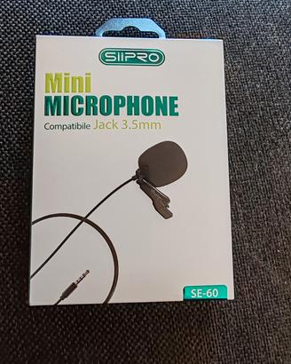 Mini microfono lavalier (a clip) marca SiiPRO