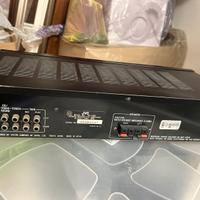 Amplificatore stereo integrato + piastra kenwood