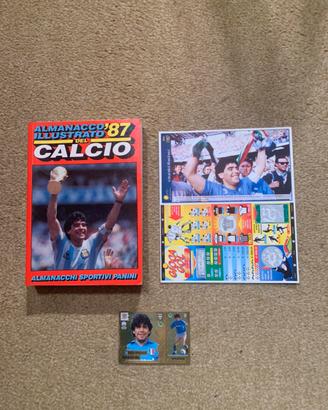 Almanacco 1987 + gratta e vinci con maradona