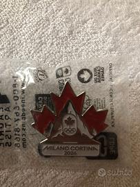Pin Olimpica CANADA Foglia d'Acero Montagna 2026