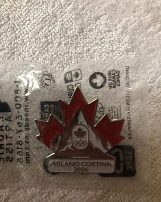 Pin Olimpica CANADA Foglia d'Acero Montagna 2026
