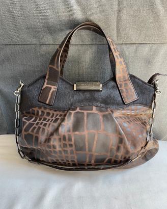 Borsa Krizia pelle e cavallino