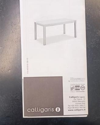 tavolo allungabile CALLIGARIS BARON misura 85x130