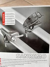 Portabici per barre portatutto auto