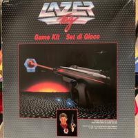 Laser tag game virtual . pistola laser