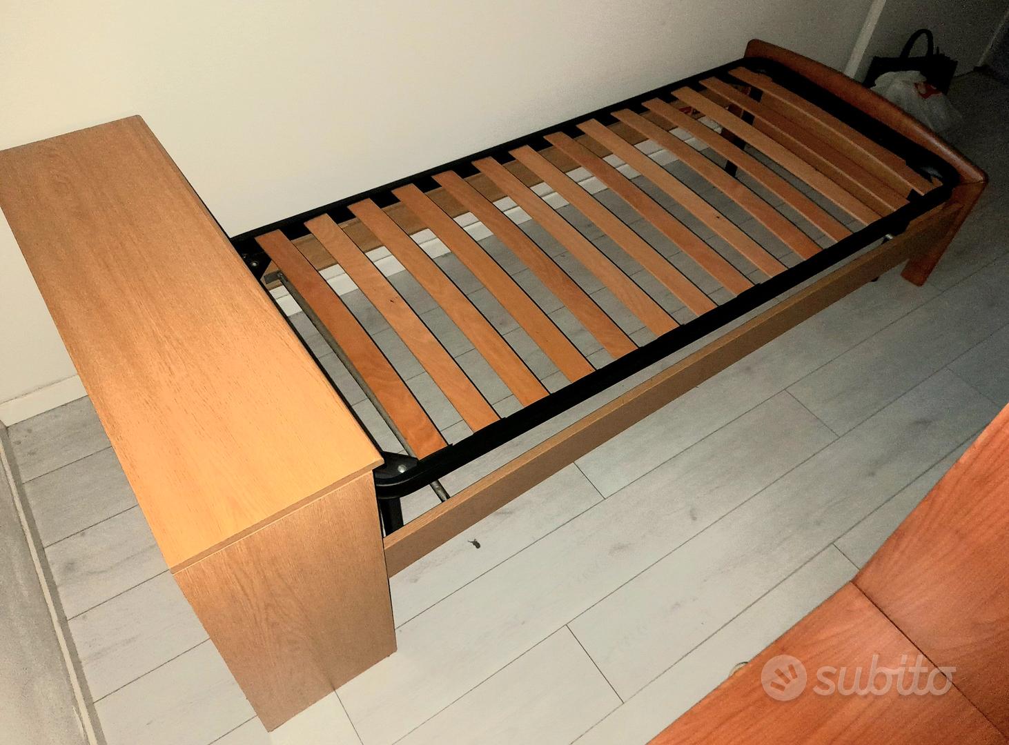 Letto singolo 80x190 + rete doghe in legno - Arredamento e Casalinghi In  vendita a Trento