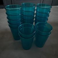 19 bicchieri azzurri Zara Home