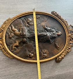 Placca antica in bronzo