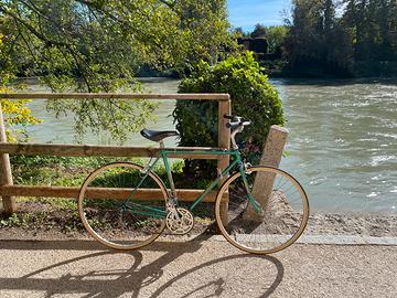 Bici Verde metallizzata - Campagnolo