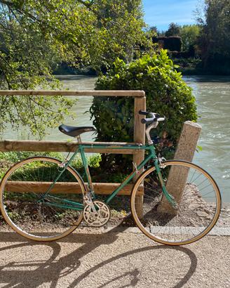 Bici Verde metallizzata - Campagnolo