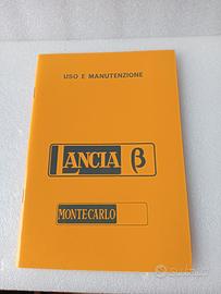 Ristampa Manuale Uso e Manutenzione Lancia B Monte