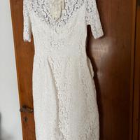 Abito da sposa corto vintage