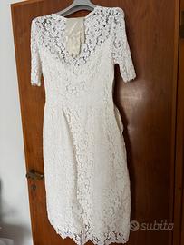 Abito da sposa corto vintage