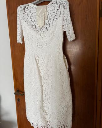 Abito da sposa corto vintage