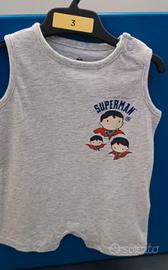 Pagliaccetto Superman 3 mesi