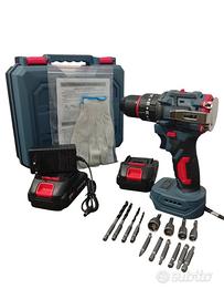 Trapano a batteria a Percussione motore Brushless 