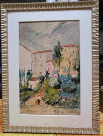 Dipinto olio su tavola.