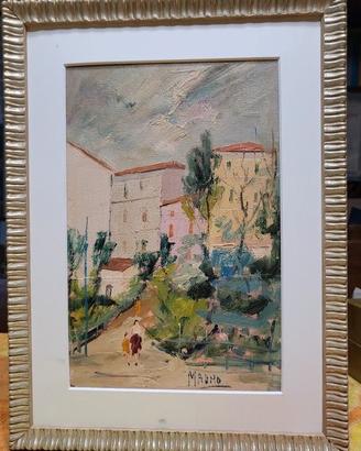 Dipinto olio su tavola.